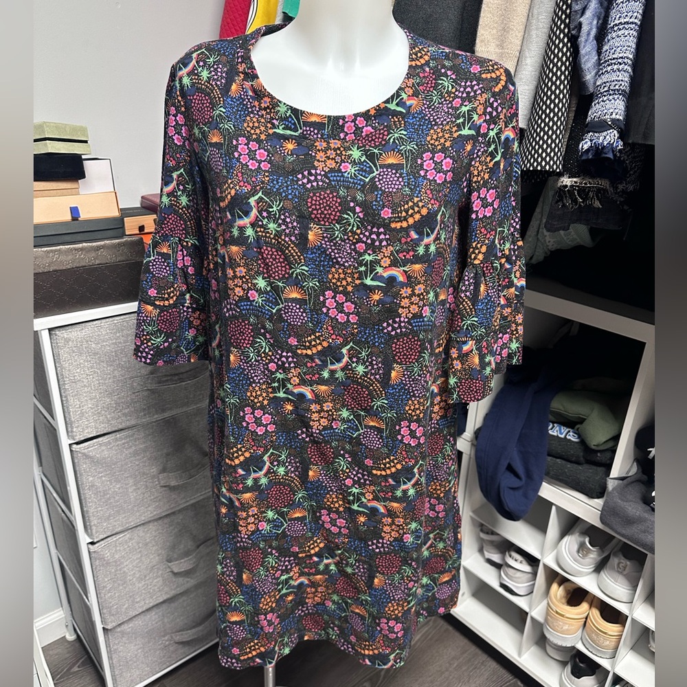 See by Chloe Micro Vegas bell sleeve mini dress